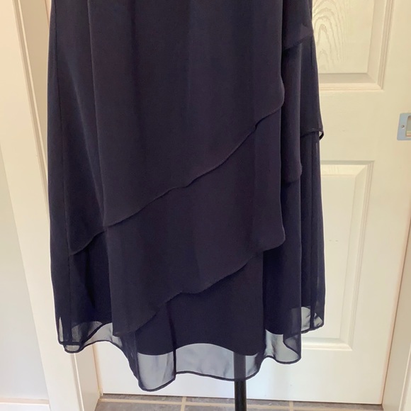 Navy blue evening dress - Picture 4 of 5